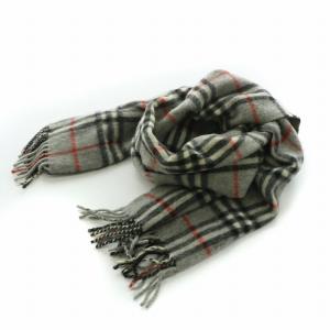 白タグ 90s ヴィンテージ カシミヤ マフラー グレー