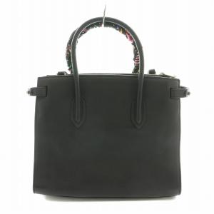 【極美品】FURLA フルラ　フロー　ハンドバッグ　2way ブラック 極美品 フルラ FURLA ハンドバッグ 2way ショルダー ブラック