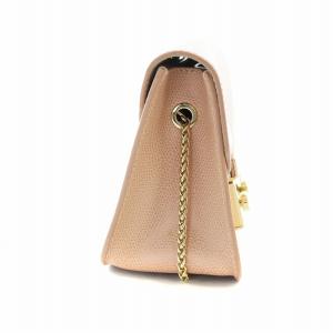 FURLA ミニショルダーバッグ チェーンストラップ ゴールド金具 レザー ロゴ ピンク 236486 GY18 /MQ