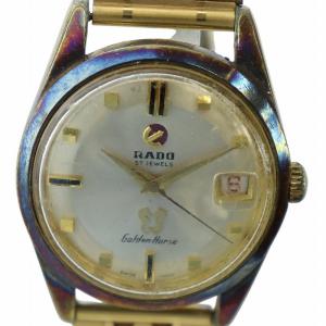 RADO ゴールデンホース 腕時計 自動巻き デイト カレンダー付き 57石 ゴールドカラー 11675
