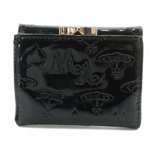Vivienne Westwood 三つ折り財布 エナメル オーブ ブラック