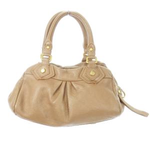 MARC by MARC JACOBS WORKWEAR ハンドバッグ 2way ショルダーバッグ レザー ロゴチャーム付き 茶 ブラウン /MN7