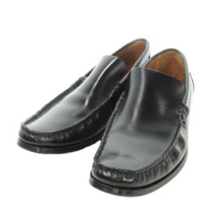 premium モカシン ビジネスシューズ レザー 8.5 27cm  黒 ブラック #2811 /MN2