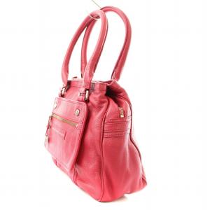 MARC by MARC JACOBS ハンドバッグ レザー ロゴ ピンク /MM MT GY18