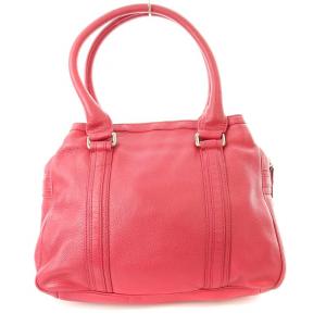 MARC by MARC JACOBS ハンドバッグ レザー ロゴ ピンク /MM MT GY18