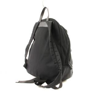 agnes b. バックパック リュックサック デイバッグ ナイロン ロゴ 黒 OAS14-05 /MM GY17