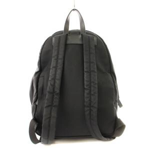 agnes b. バックパック リュックサック デイバッグ ナイロン ロゴ 黒 OAS14-05 /MM GY17