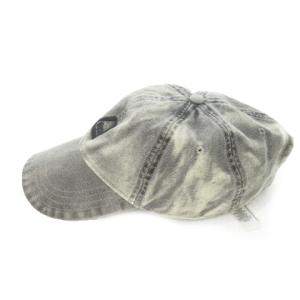 DIESEL C-HAJO デニムキャップ ウォッシュド加工 帽子 野球帽 BBキャップ ベースボールキャップ ロゴ刺繍