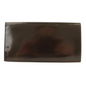 長財布 カードケース レザー ロゴ 茶 030 0416 1243 0 /MM GY17