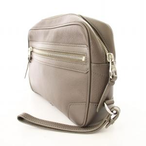 dunhill クラッチバッグ セカンドバッグ レザー ロゴ グレー L3V390A