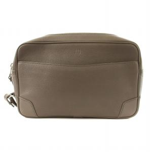 dunhill クラッチバッグ セカンドバッグ レザー ロゴ グレー L3V390A