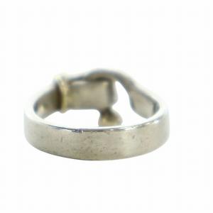 TIFFANY&Co. フック＆アイ リング 指輪 アクセサリー ロゴ Silver925 10号 シルバー色 GY11 /MQ
