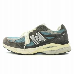 990V3 Navy Castlerock スニーカー US9 グレー