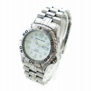 SEIKO アルバ アクアギア ALBA  AQUAGEAR 200M ダイバーズ ウォッチ 腕時計 クォーツ デイデイト