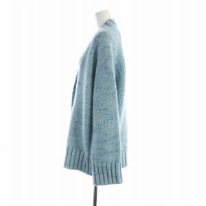 Maison Margiela 4 ニットカーディガン 厚手 アルパカ混 S 水色 SI0GP0004 S17802