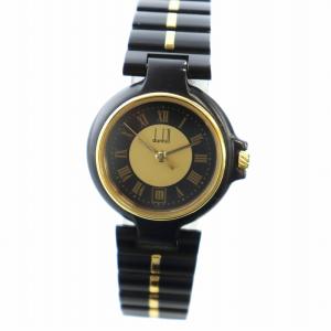 dunhill ダンヒル　ミレニアムゴールドベゼル黒文字盤　T.506 dunhill ダンヒル ミレニアムゴールドベゼル黒文字盤 T.506