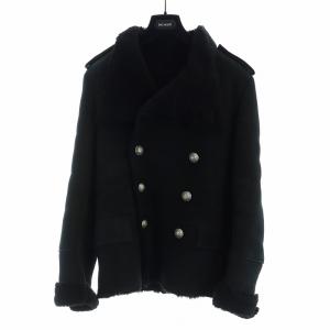 ムートンジャケット 44 ブラック T223 C321