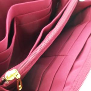 FEILER 長財布 ロングウォレット ポーチ型 小銭入れあり ラウンド ダブルファスナー シュニール織り 花柄 ロゴ