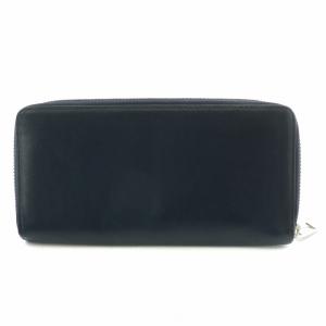 PAUL SMITH 長財布 ロングウォレット ラウンドファスナー レザー ロゴ 牛革 紺 ネイビー /BB MT GY18