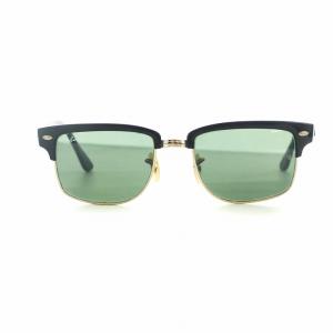 サングラス 眼鏡 めがね ロゴ スクエア ハーフリム カラーレンズ 黒 ブラック RB4190 GY11