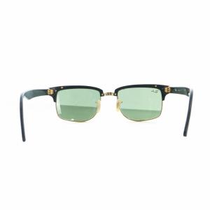 Ray-Ban サングラス 眼鏡 めがね ロゴ スクエア ハーフリム カラーレンズ 黒 ブラック RB4190 GY11