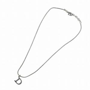 Christian Dior ネックレス アクセサリー ペンダント CD ロゴ シルバー色 GY11 /MQ OH