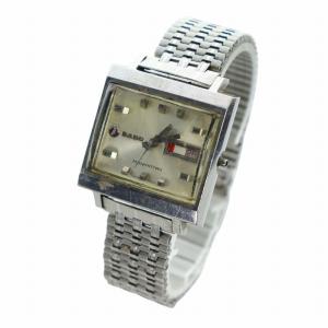 RADO ジャンク品 マンハッタン manhattan 腕時計 ウォッチ デイト カレンダー付き スクエア ロゴ