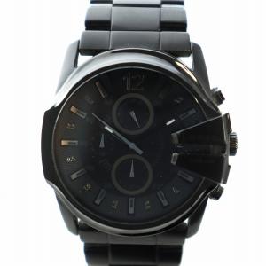 DZ-4180 腕時計 ウォッチ クォーツ クロノグラフ 黒文字盤 ロゴ カレンダー付き 黒 ブラック