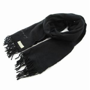 マフラー ストール カシミア ブラック