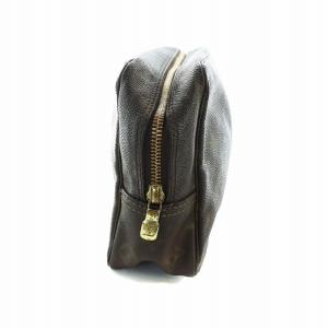 LOUIS VUITTON トゥルース トワレット M47524 クラッチバッグ セカンドバッグ モノグラム レザー ロゴ 茶 ブラウン