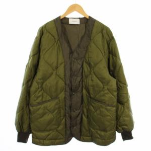 キルティングジャケット 中綿 アウター L カーキ JM231L13 /TK MT GY18