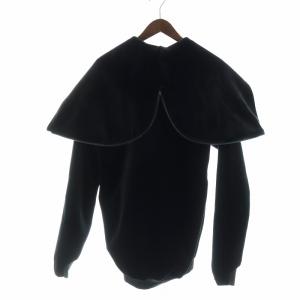 Y-3 ベルベット VELVET FZ HDY ジップアップパーカー フーディー ベロア 長袖 ロゴ 2XS 黒