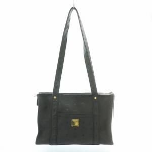 美品】MCM クラッチバッグ セカンドバッグ ヴィセトス柄 ナイロン 黒
