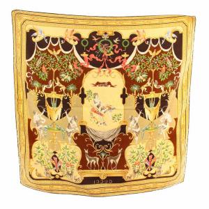 GUCCI スカーフ DIANA ダイアナ 総柄 シルク マルチカラー /BB MT OH GY11
