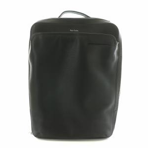 ビジネスリュックサック レザー ブラック