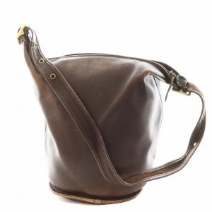 オールドコーチ ショルダーバッグ バケツ型 レザー 茶 ブラウン 9085 /AN4 MT GY11