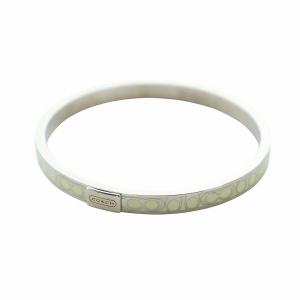 バングル ブレスレット アクセサリー ロゴ シグネチャー 総柄 シルバー色 GY11 /MQ