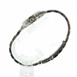 SEIKO radio wave control 腕時計 ウォッチ ソーラー ローマン 白文字盤 ロゴ シルバー色