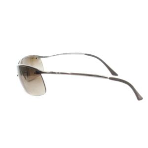 Ray-Ban サングラス 眼鏡 メタルフレーム ハーフリム スクエア ロゴ 6315 シルバーカラー ブラウンカラー