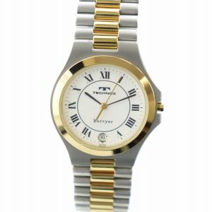 Berryer 腕時計 ウォッチ クォーツ デイト カレンダー付き 白文字盤 ローマン シルバー色 ゴールド色