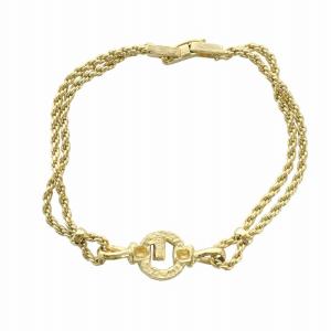 GIVENCHY ブレスレット アクセサリー ラインストーン ロゴ ゴールド色 GY18 /MQ