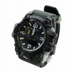 CASIO G-SHOCK Gショック MUDMASTER 腕時計 アナデジ 電波 ソーラー ブラック カーキ