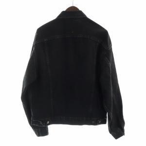 90s 95年製 ビッグE USA製 ブラック デニムジャケット S 黒 70507-4159