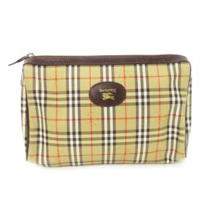 セカンドバッグ クラッチバッグ ノバチェック ベージュ