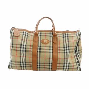 ヴィンテージ ボストンバッグ ノバチェック ブラウン