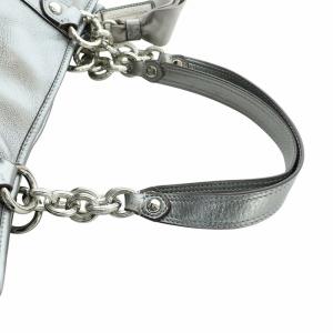 COACH トートバッグ ハンド レザー ロゴ シルバー色 17924 GY18 /MQ