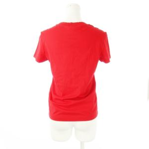 KENZO Tシャツ カットソー クルーネック 半袖 プリント ロゴ トラ柄 虎柄 小さいサイズ XS 赤 レッド