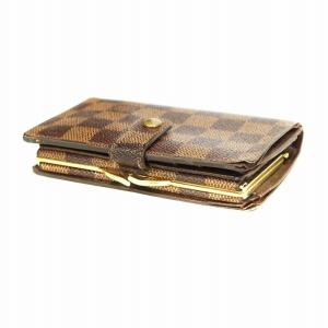 LOUIS VUITTON ダミエ ポルトモネ ビエ ヴィエノワ N61664 二つ折り財布 ウォレット 茶 ブラウン GY18 /MQ