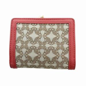 Vivienne Westwood 三つ折り財布 オーブ ブラウン レッド 51010018