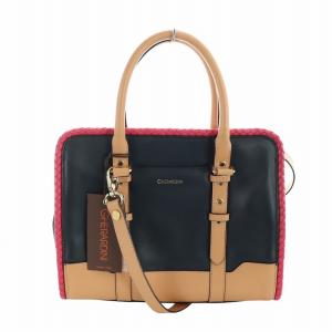 トートバッグ ショルダー 2WAY スタッズ ゴールド金具 ナイロン
